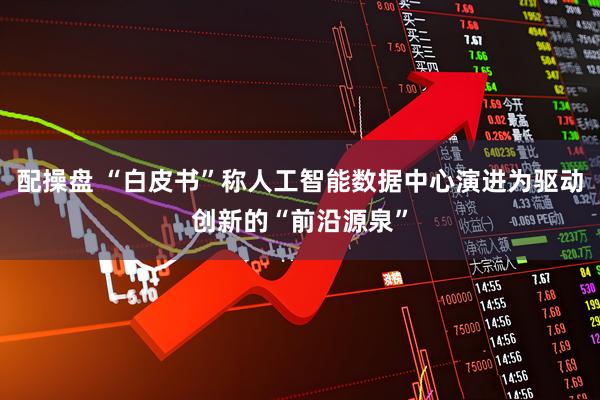 配操盘 “白皮书”称人工智能数据中心演进为驱动创新的“前沿源泉”