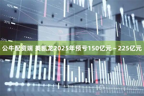 公牛配资端 美凯龙2025年预亏150亿元～225亿元